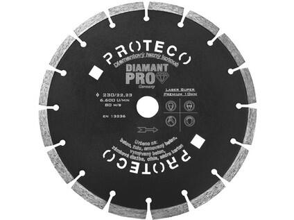 Levně PROTECO 213-230 kotouč dia 230 mm segment. DIAMANT PRO